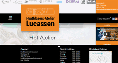 Desktop Screenshot of houtblazers-atelierlucassen.nl