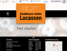 Tablet Screenshot of houtblazers-atelierlucassen.nl